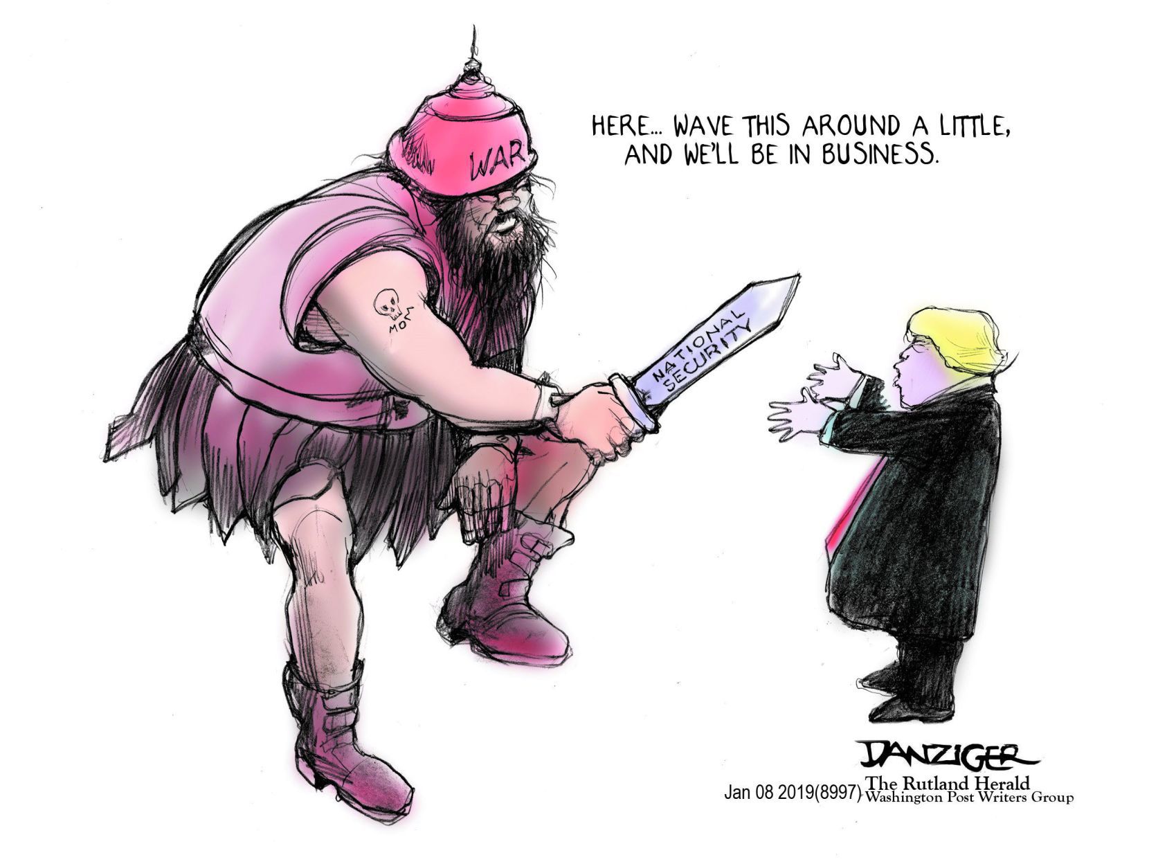 Jeff Danziger cartoon